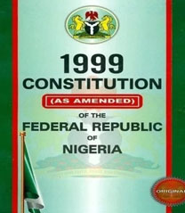 Constitution of the Federal Republic of Nigeria: Jan-April, 2018