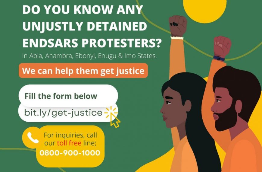 Sorosoke seeks justice for detained EndSARS Protesters