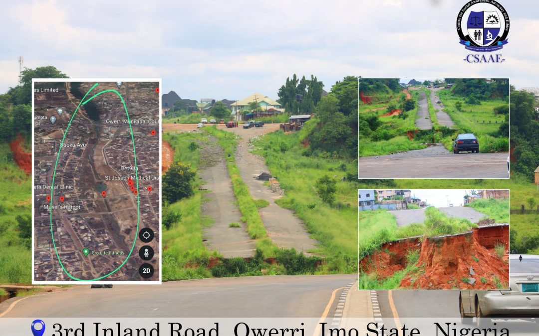 Collapsing Inland Roads in Owerri: Traversing Danger, Lack of Accountability and the Need for Urgent Intervention
