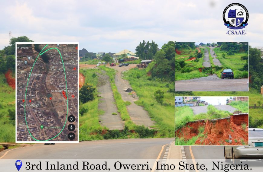 Collapsing Inland Roads in Owerri: Traversing Danger, Lack of Accountability and the Need for Urgent Intervention