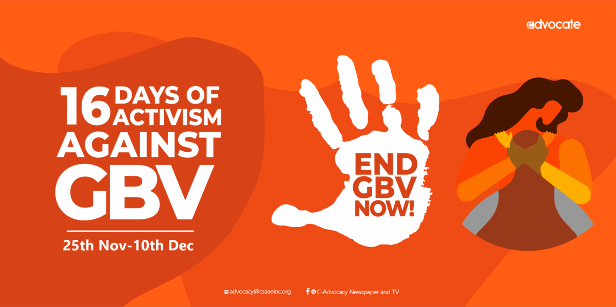 16 Days of Activism against GBV